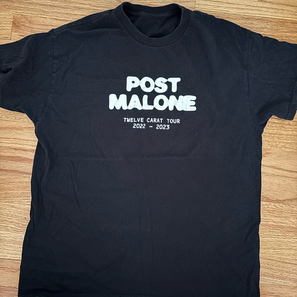 Black Post Malone Tour T-Shirt